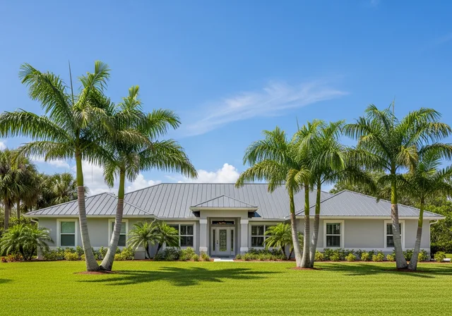 Metal roof installed on a Southwest Florida home
